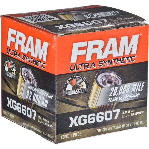 FRAM Extra Guard FullFlow Ultra Synthetic Oil Filter, XG6607 Blain's