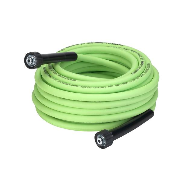 Flexzilla® Pressure Washer Hose, 5/16 x 50', 4000 PSI, M22 Fittings,  ZillaGreen®