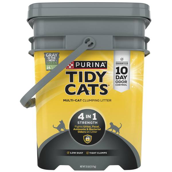 Tidy Cats 35 Lb 4 In 1 Strength Clumping Litter Cat Pail 099 096 15 Blains Farm And Fleet 1317