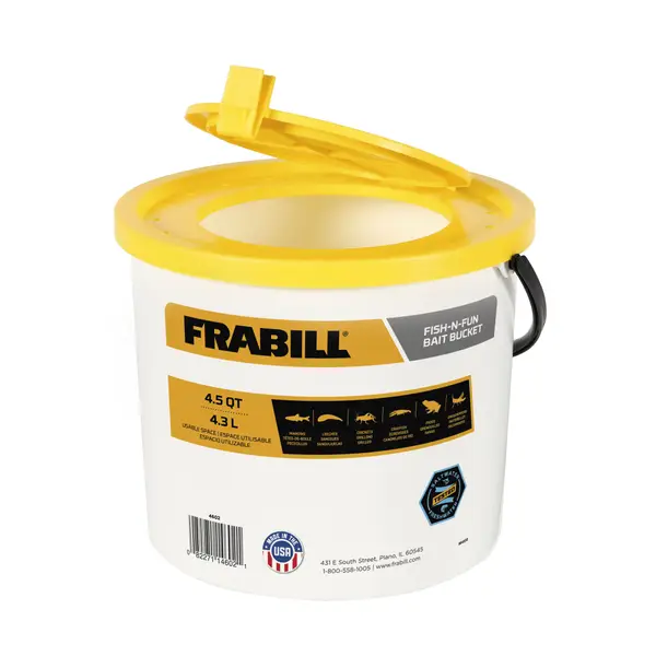 Frabill 4.5 qt Fish-N-Fun Bait Bucket