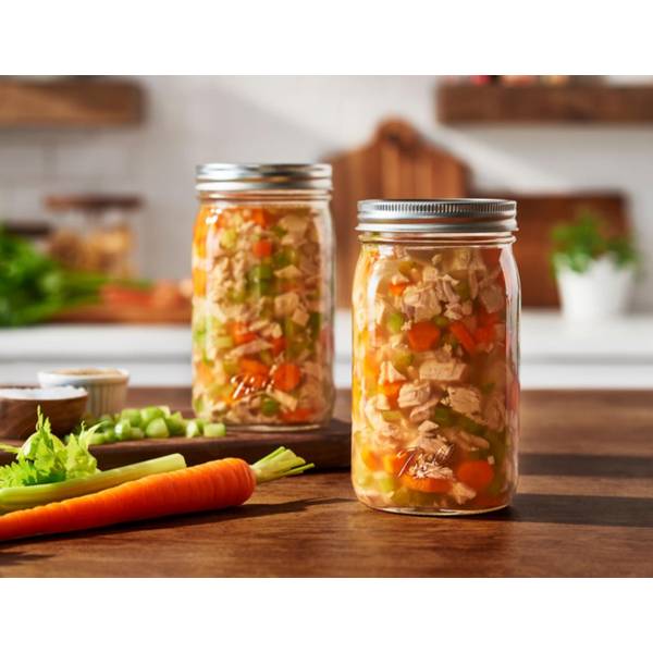 Ball 62000 Regular Mouth Mason Jars, 1 Quart (32 Oz), Box Of 12