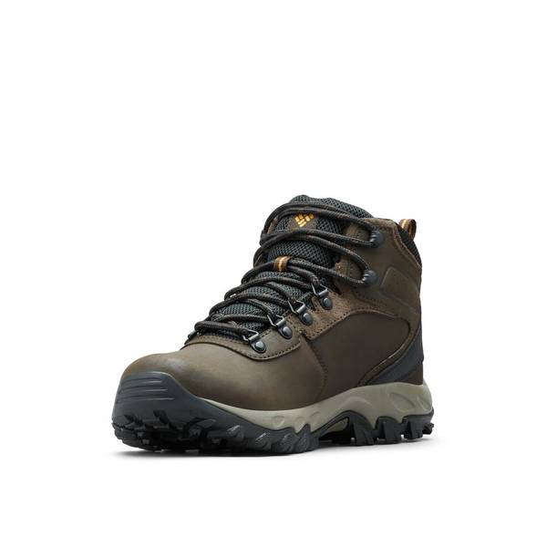 Columbia Men's Newton Ridge Plus II Waterproof Hiking Boot – Omni-Grip Traction, Leather & Mesh Construction