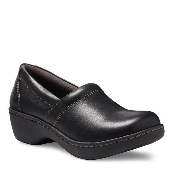 Eastland Women's Constance Slip On Shoe, Black, 8, Wide - 3650-01-8W ...