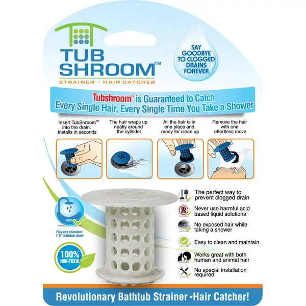 Tv Tub Shroom Strainer Hair Catcher, Top Rated Bathtub Hair Catcher