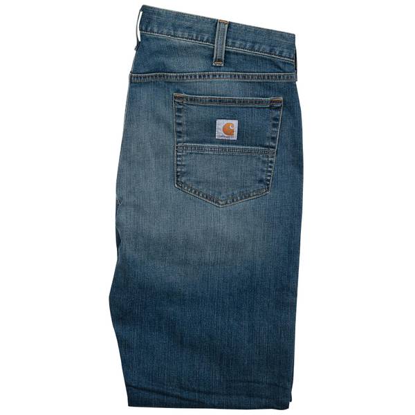 Men's Rebar M4 Relaxed DuraStretch Basic Flannel-Lined Boot Cut Jeans in  Rinse Cotton/Spandex/Polyester, Size: 32 X 30 by Ariat