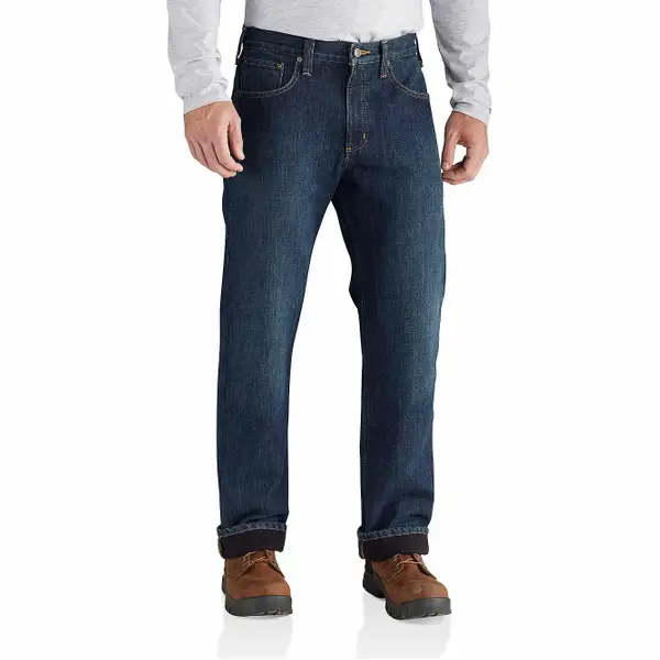 fleece lined work jeans