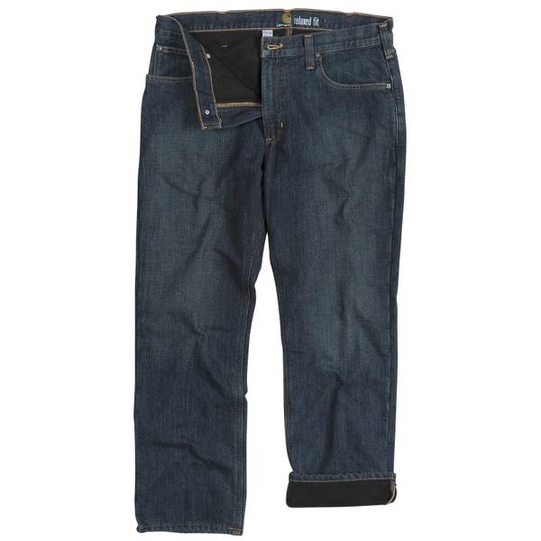carhartt fleece lined carpenter jeans