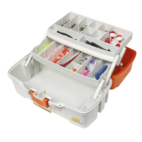 Plano Let's Fish Two-Tray Tackle Box w/ 150 pc. Starter Tackle Kit - 620210