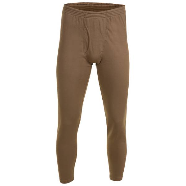 Men's Thermal 100% Cotton Long Johns (240 GSM) Soft Underwear (L, Navy)