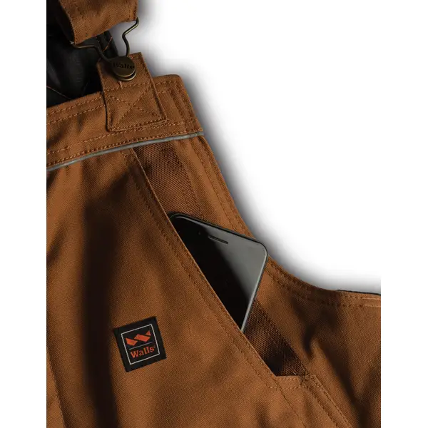 Walls Men's Frost DWR Insulated Duck Work Bib Overalls