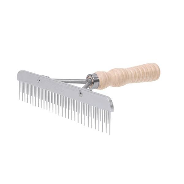 Weaver Leather Fluffer Comb with Wood Handle and Stainless Steel ...
