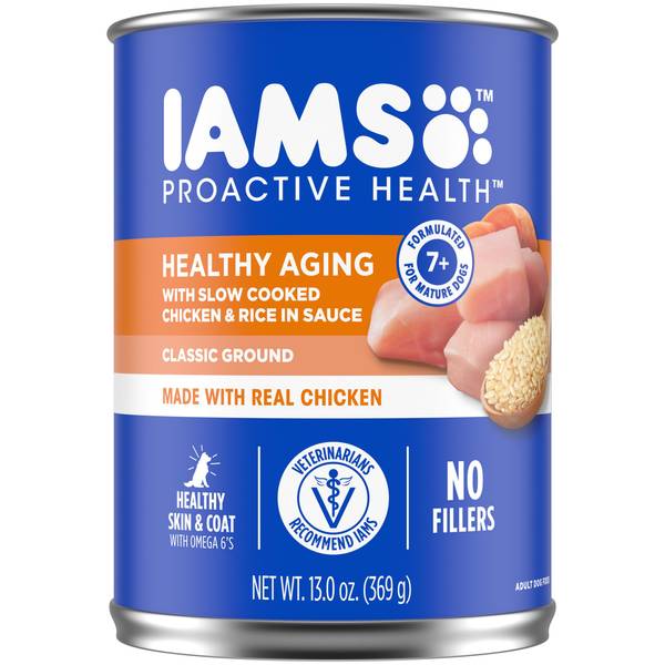 Iams proactive senior plus dog food sale