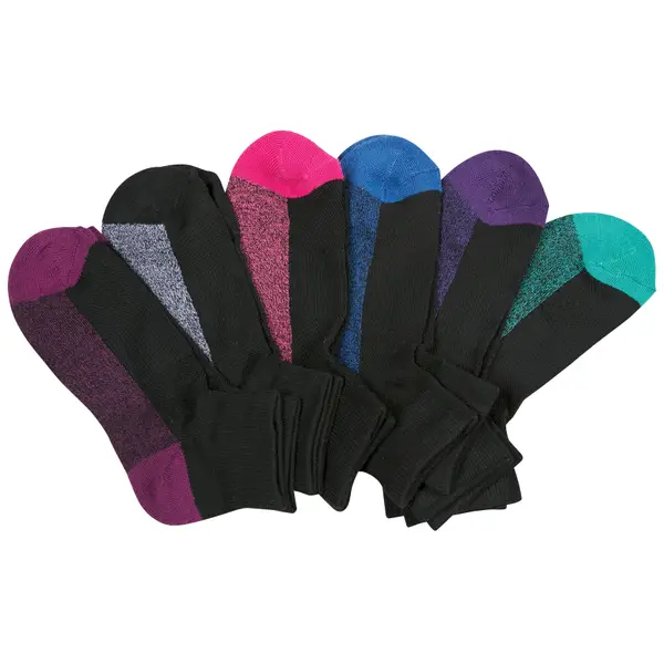 Women's 6 Pack Essential Low Cut Socks