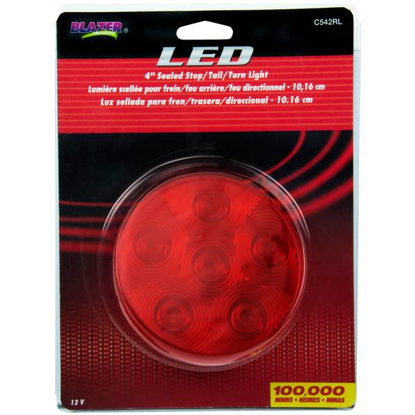 Photo of LED 4" Sealed Round Stop/Tail/Turn Light