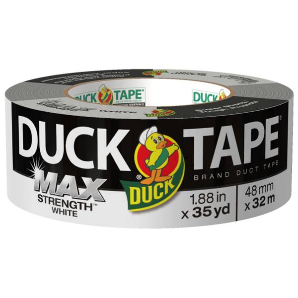 Duck Brand 1.88 in. x 30 yd. Heavy Duty White Strapping Tape