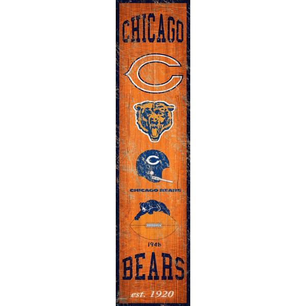 Fan Creations Chicago Bears Heritage Banner Sign - 0787-CHI | Blain's ...