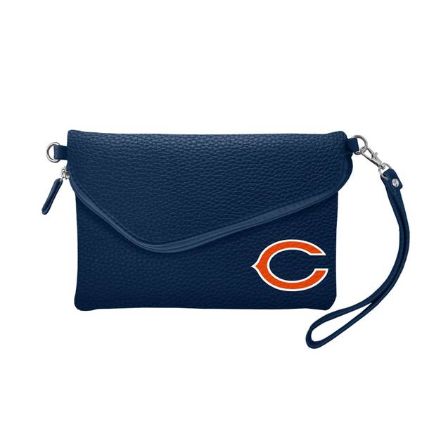  Littlearth womens NFL Chicago Bears 1 Pebble Fold Over Crossbody  Purse, Team Color, 6”x 9 x 0.75” : Sports & Outdoors