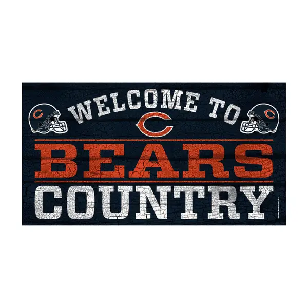 Briarwood Lane Chicago Bears Slogan NFL Licensed House Flag