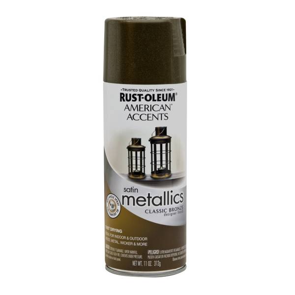 Stone Gray, Rust-Oleum American Accents 2X Ultra Cover Satin Spray Paint-  12 oz 