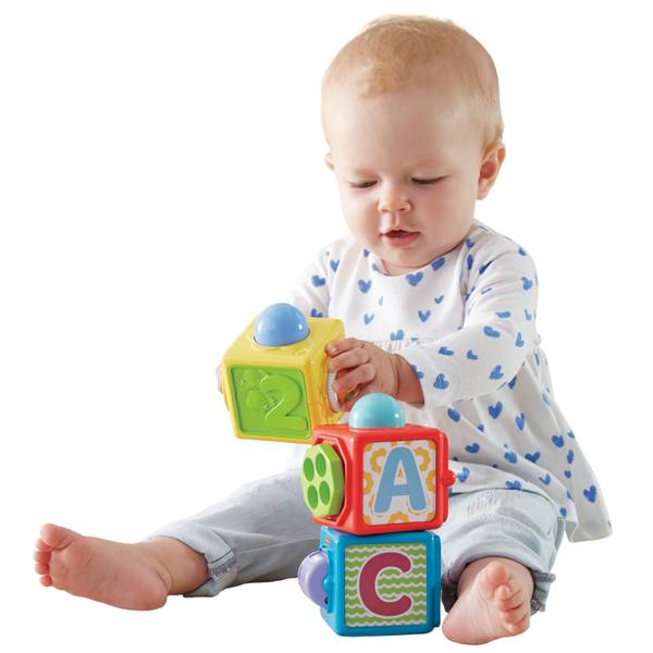 fisher price stacking action blocks