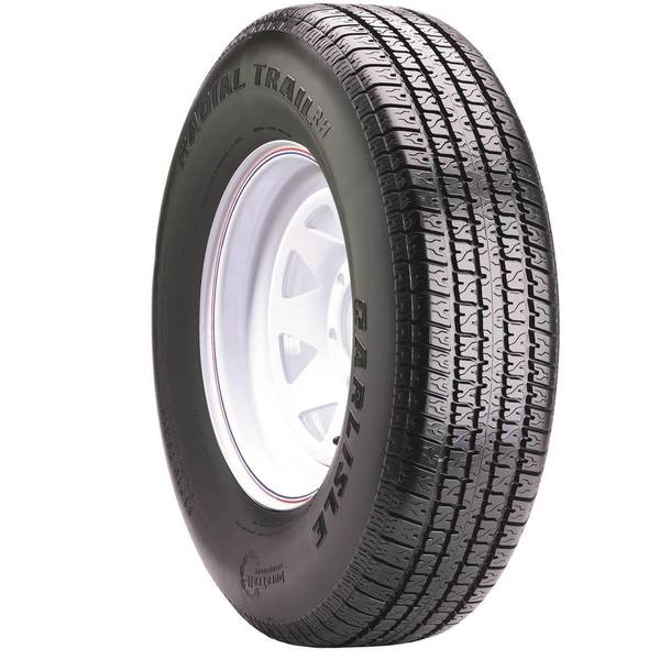 Carlisle Radial Trail HD Assembly - ST175/80R13LRC, Black Sidewall ...