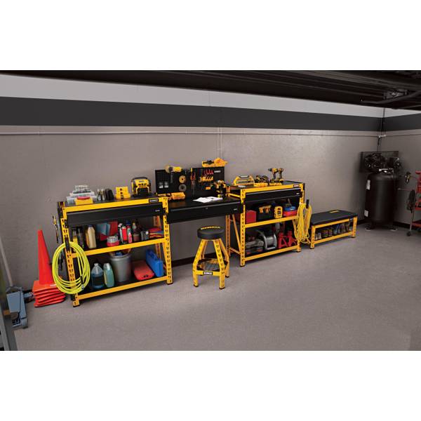 Dewalt 4-Foot Storage And Work Bench Kit – Dewalt Shelving