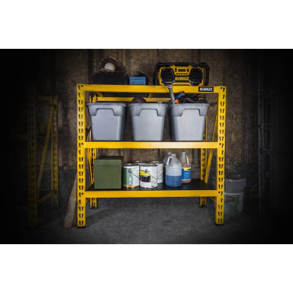 DEWALT 4-Foot 3 Shelf Industrial Storage Rack - 56831 | Blain's