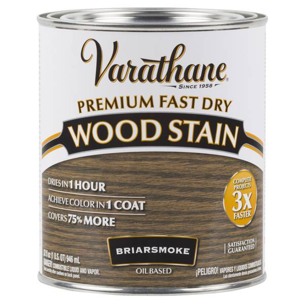 1 Qt Rust-Oleum 313608 Briarsmoke Varathane Premium Fast Dry Wood Stain