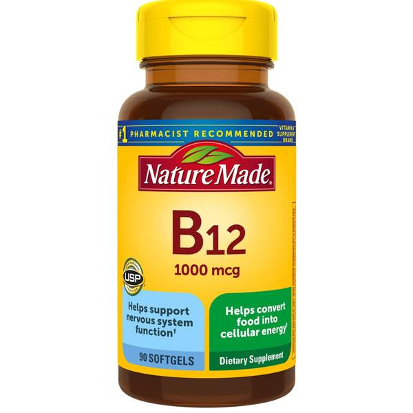 Photo of 90-Count Vitamin B-12 Softgels