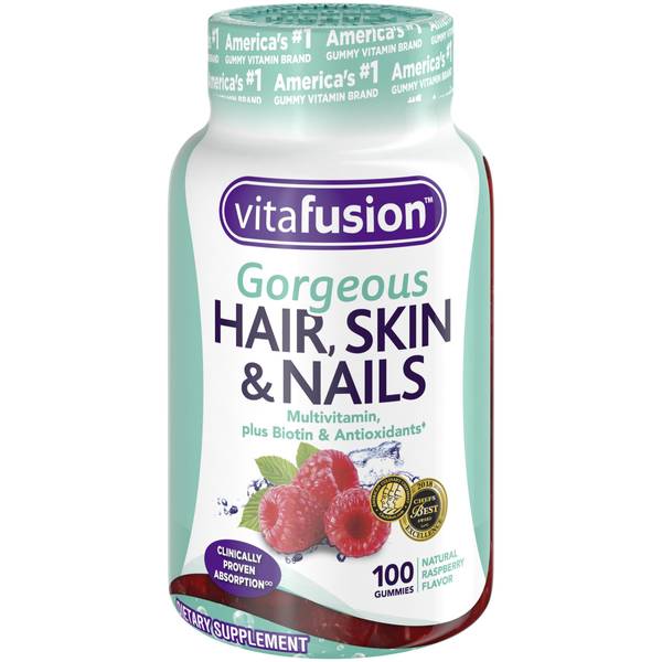Vitafusion Gorgeous Hair Skin & Nails Gummies - 8819697 | Blain's Farm &  Fleet