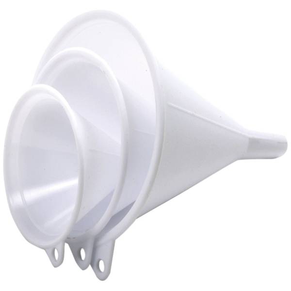 3 in 1 Plastic Funnel For Wide Mouth And Regular Jars Kitchen