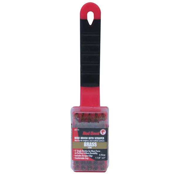 Red Devil Mini Brass Wire Brush 4171 Blain's Farm & Fleet