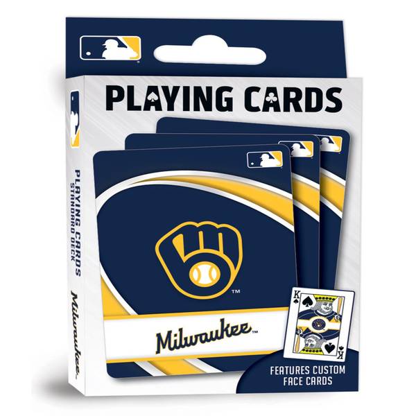 Masterpieces Puzzle 91743 MLB Milwaukee Brewers Playing Cards