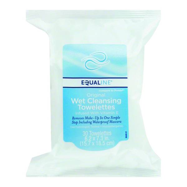 Equaline 30 ct Facial Cleanser Towelette 8855771 Blain's Farm & Fleet