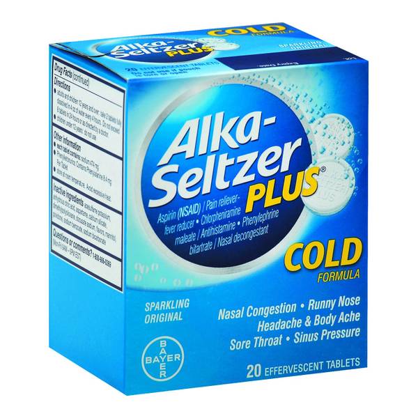 Alka-Seltzer 20 - Pack Alka Original Effervescent Tablets - 8780034 ...