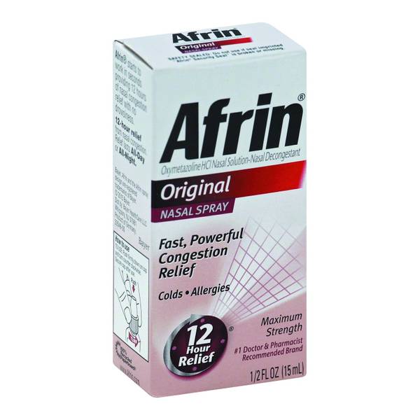 Afrin .5 oz Original Nasal Spray 8790119 Blain's Farm & Fleet