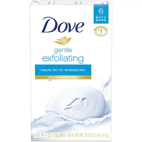 Dove Men+Care Body and Face Bar Aqua Impact, 4 oz, 6 Bars, Bar Soap & Body  Wash