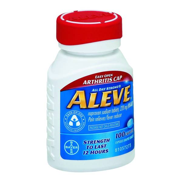 Aleve 100 Count 220mg Arthritis Caplet 8770838 Blain's Farm & Fleet