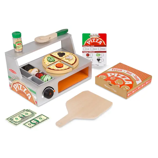 Melissa & Dough Pizza Playset 41 Pieces Brand New