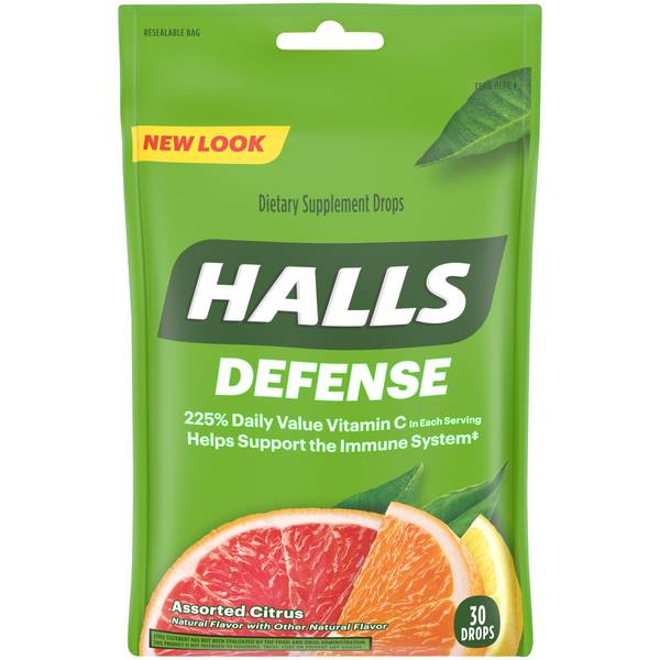 Halls Cough Drops - Zip Pak