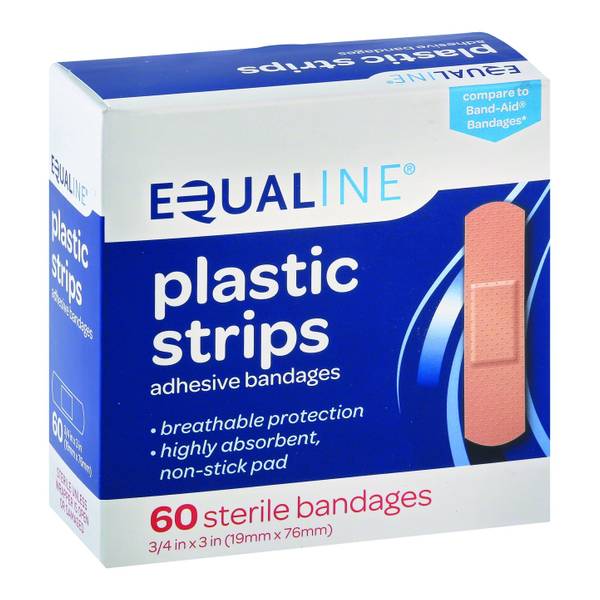 Equaline 60 ct Plastic Bandages One Size 8631065 Blain's Farm & Fleet