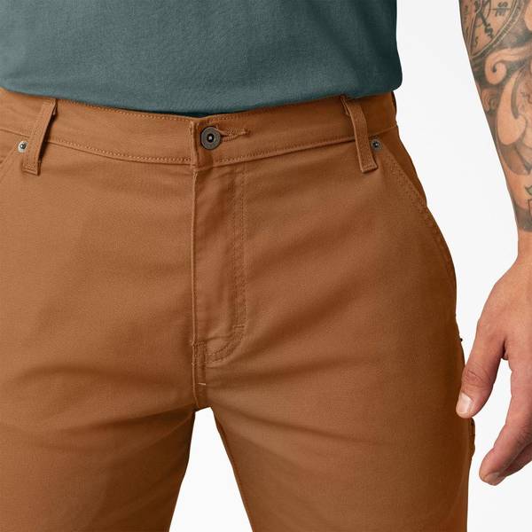 Dickies Men's FLEX Regular Fit Duck Carpenter Pants - DP802SBD
