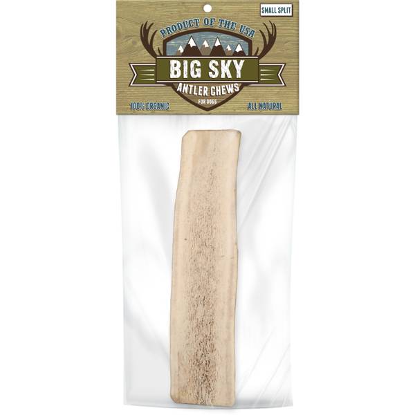 Photo of Small Split Elk Antler Dog Chew, 5-40 lbs, Long Lasting