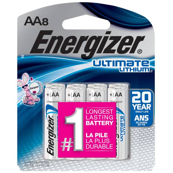 Energizer Ultimate Lithium AA 18-Pack - Longest-Lasting 