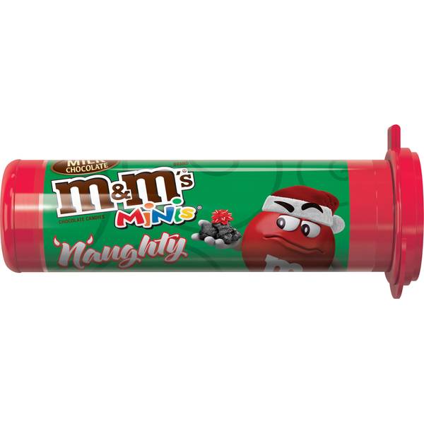 UPC 040000522775 product image for M&M's 1.08 oz Christmas Naughty Nice Mini Tube | upcitemdb.com