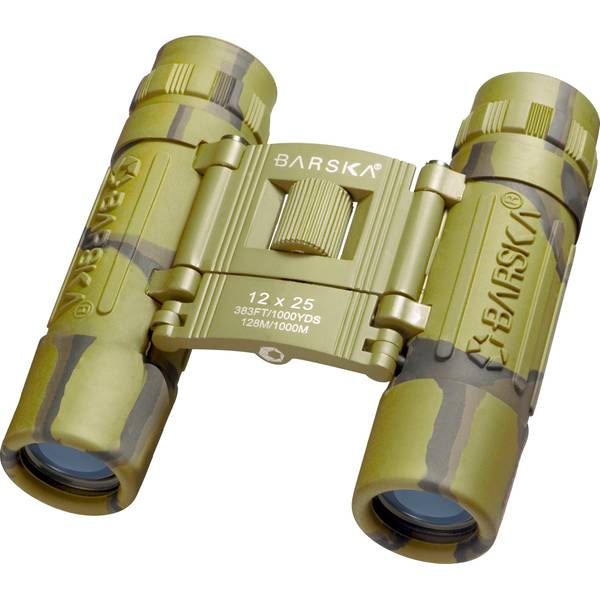 BARSKA 8x21 Compact Binoculars Black Rubber Armor Grip Fully Coated Optics Small 
