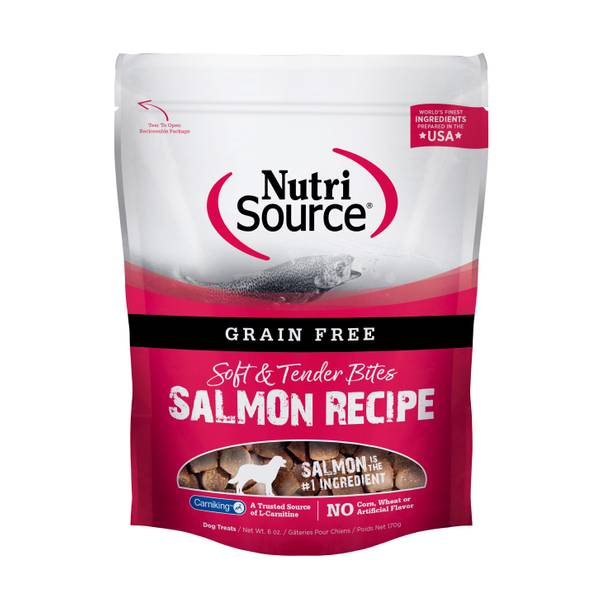 NutriSource 6 oz Grain Free Salmon Bites 3800125 Blain's Farm & Fleet