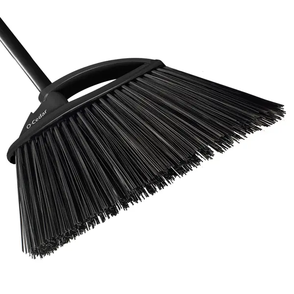 O-Cedar 91355 Commercial 13 Angled Broom with Flagged Bristles