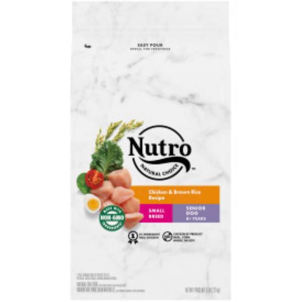 Nutro 5 lb Natural Choice Chicken Brown Rice Small Breed Senior