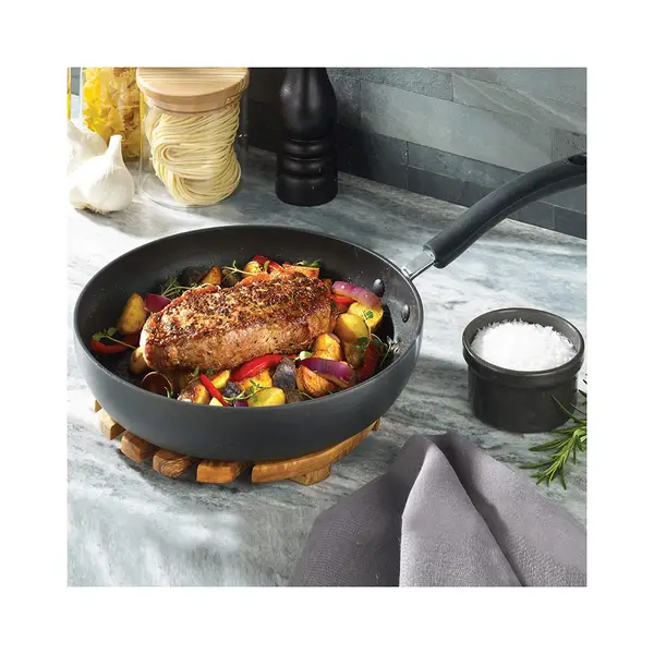 T-fal Ultimate Hard Anodized Non-Stick 2 Piece Fry Pan Cookware Set, Grey 